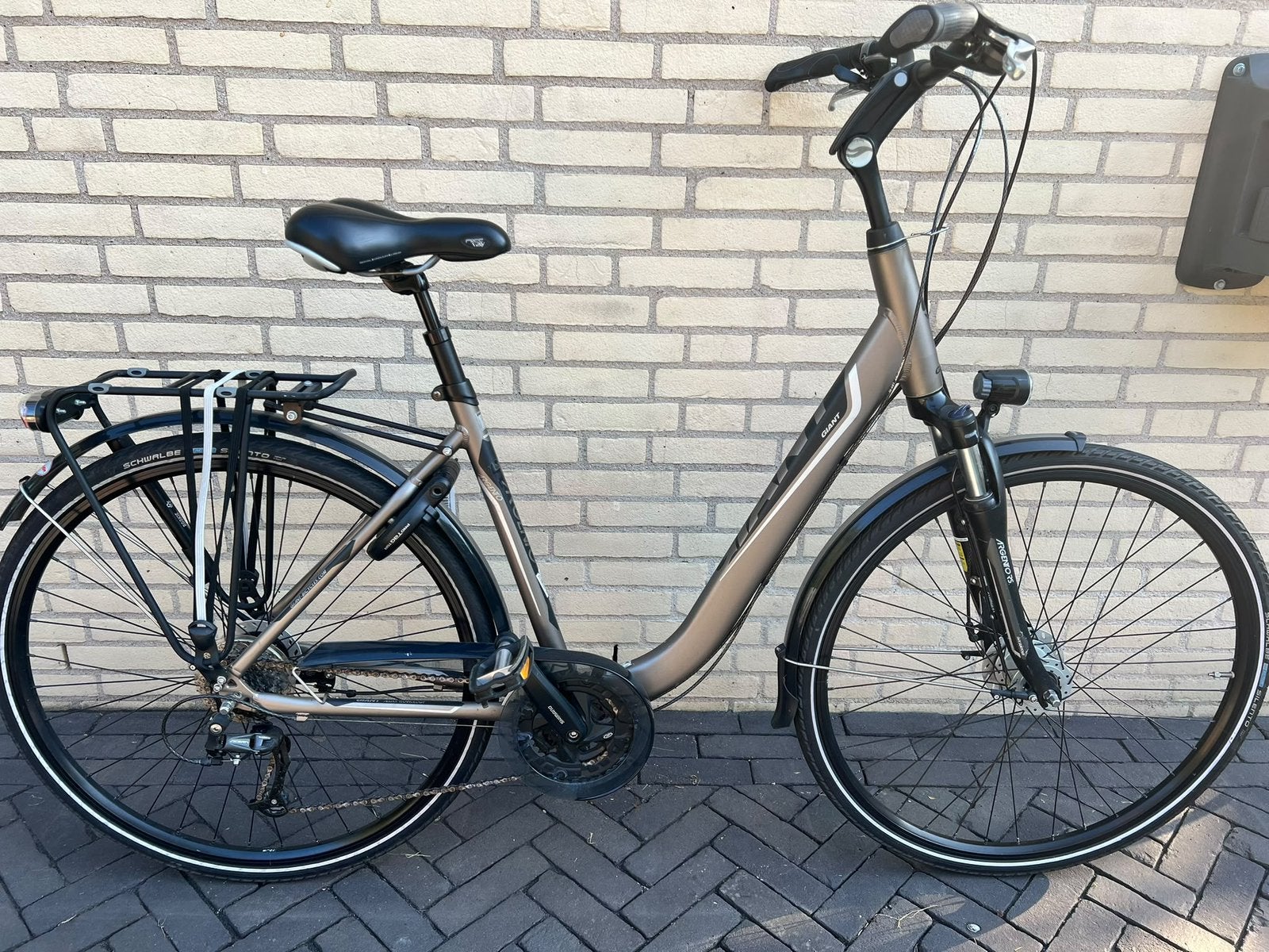 Giant Argento damesfiets maat M – 21 versnellingen, Ophalen, Gebruikt, Meer dan 20 versnellingen, Giant