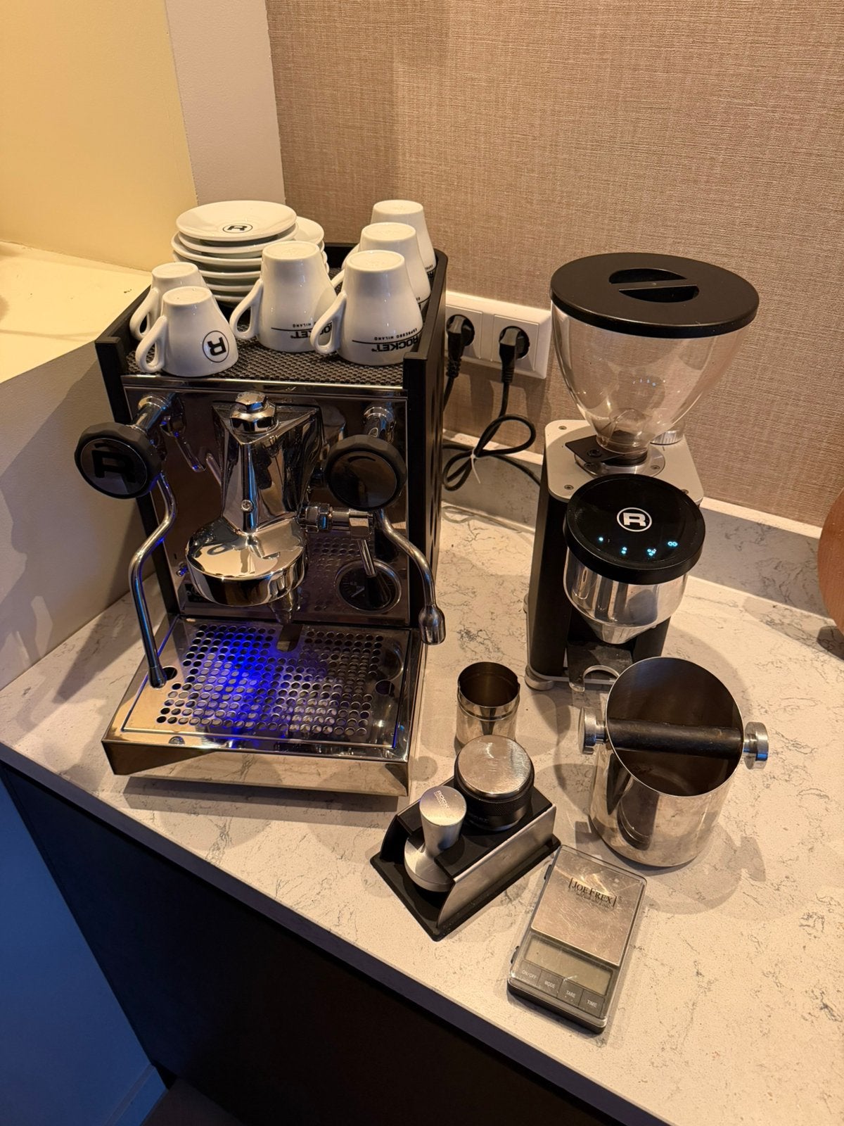 Rocket Appartamento TCA + Giannino | Complete baristaset, Ophalen, Zo goed als nieuw, Espresso apparaat