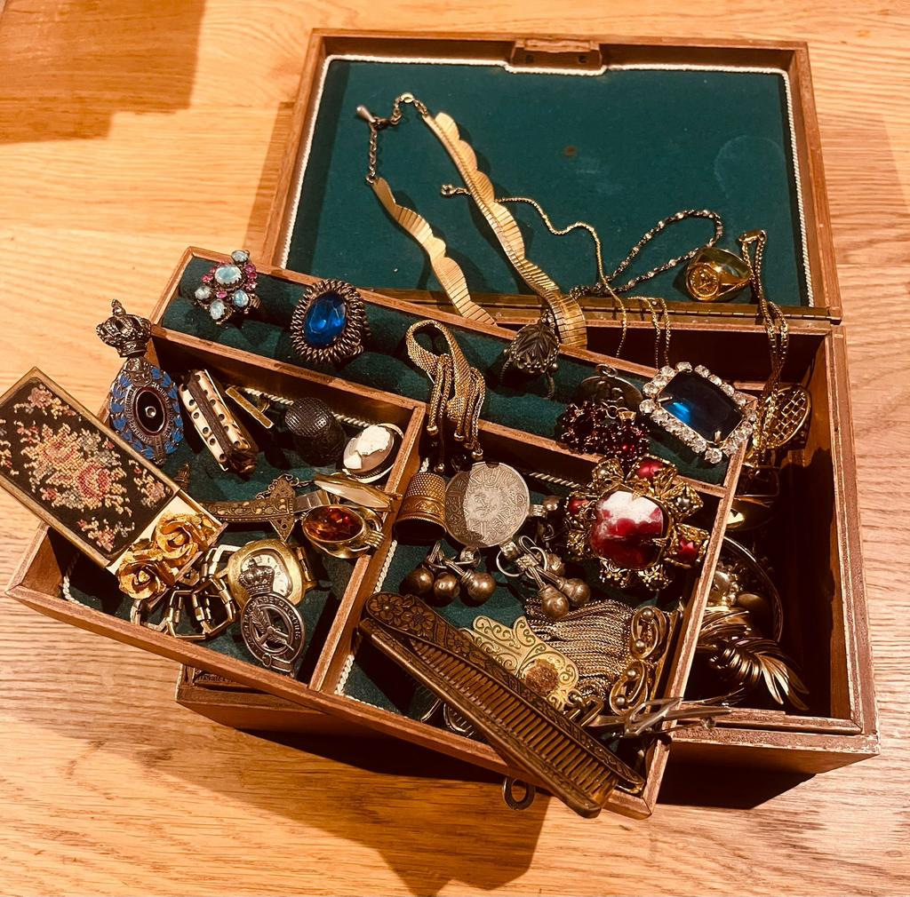 Diverse sieraden, Sieraden, Tassen en Uiterlijk, Kettingen, Gebruikt, Verzenden, Goud, Overige materialen