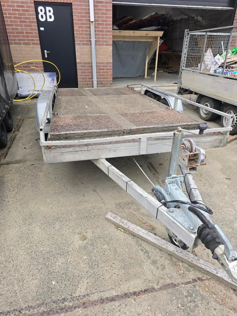 Robuuste autotransporter / autoambulance met lier, Ophalen of Verzenden, Gebruikt