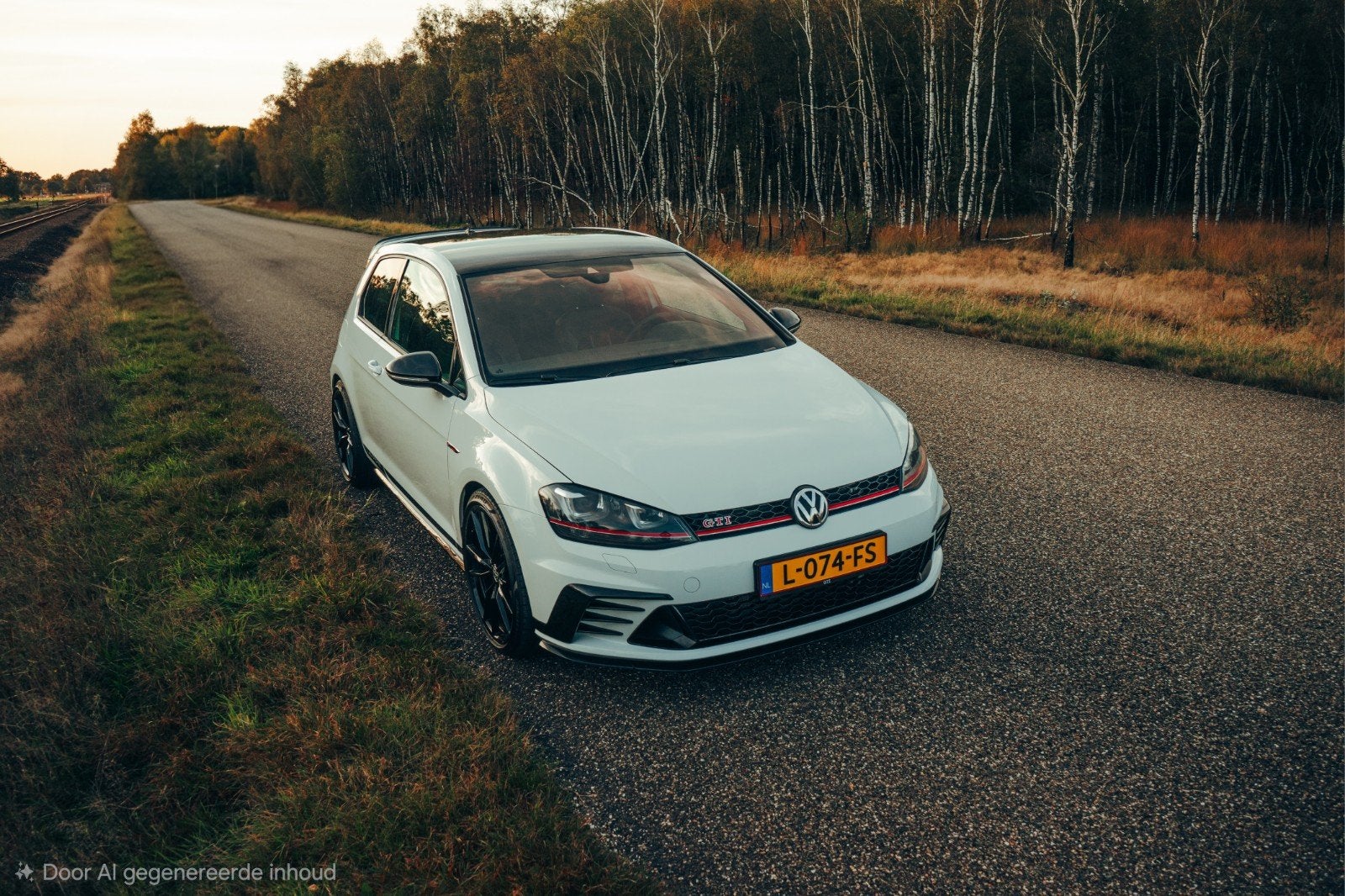 Volkswagen Golf GTI Clubsport, Auto's, Volkswagen, 1295 kg, 4 cilinders, 1984 cc, Wit