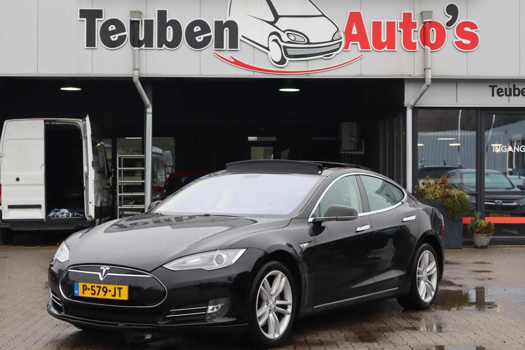 Tesla Model S 85 Signature Performance 90% SOH, Panoramadak,, Auto's, Tesla, Achterwielaandrijving, Gebruikt, 85 kWh, Model S