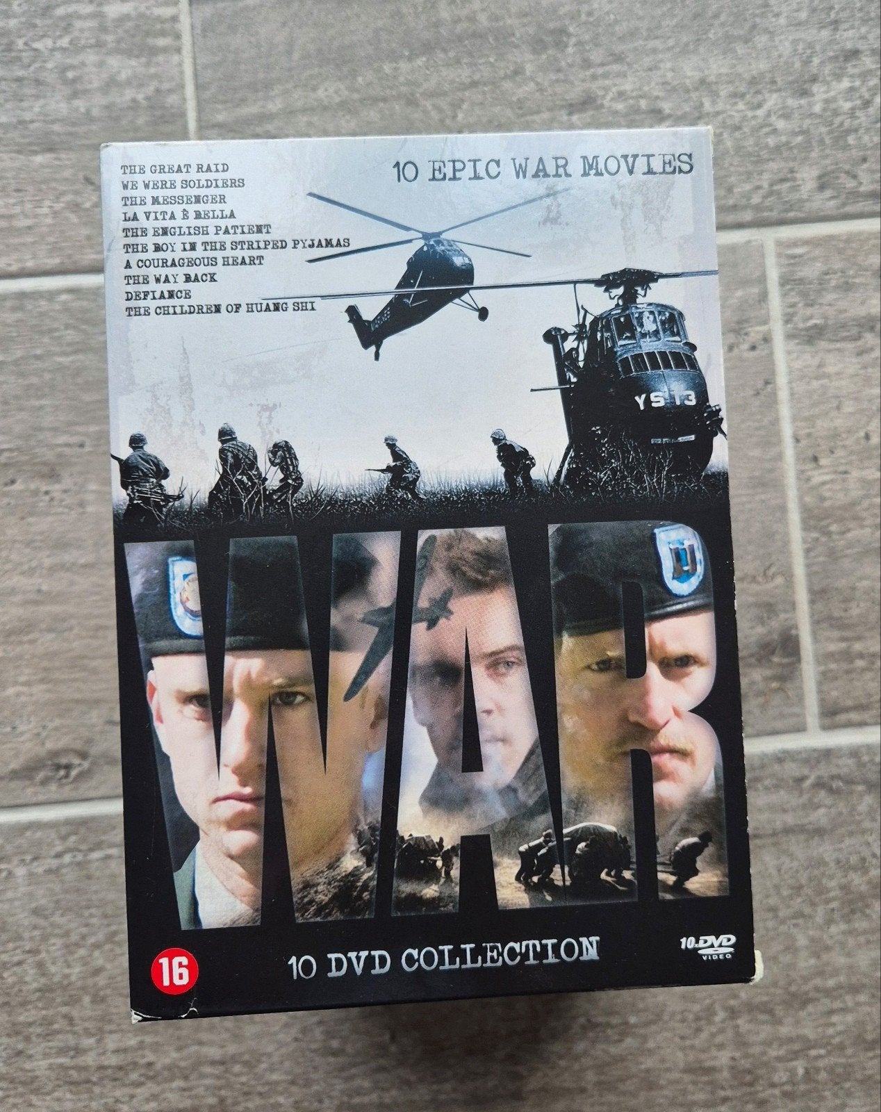 10 Epic War movies DVD Collectie, Engels, Vanaf 16 jaar, Historisch of Kostuumdrama, Nederlands