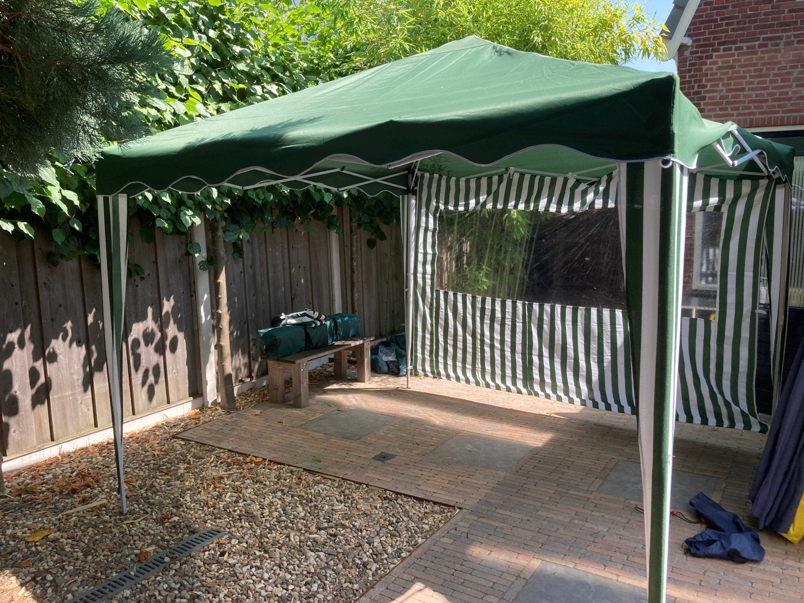 2x schaarparty tenten 300x300, Ophalen, Zo goed als nieuw, Minder dan 5 meter