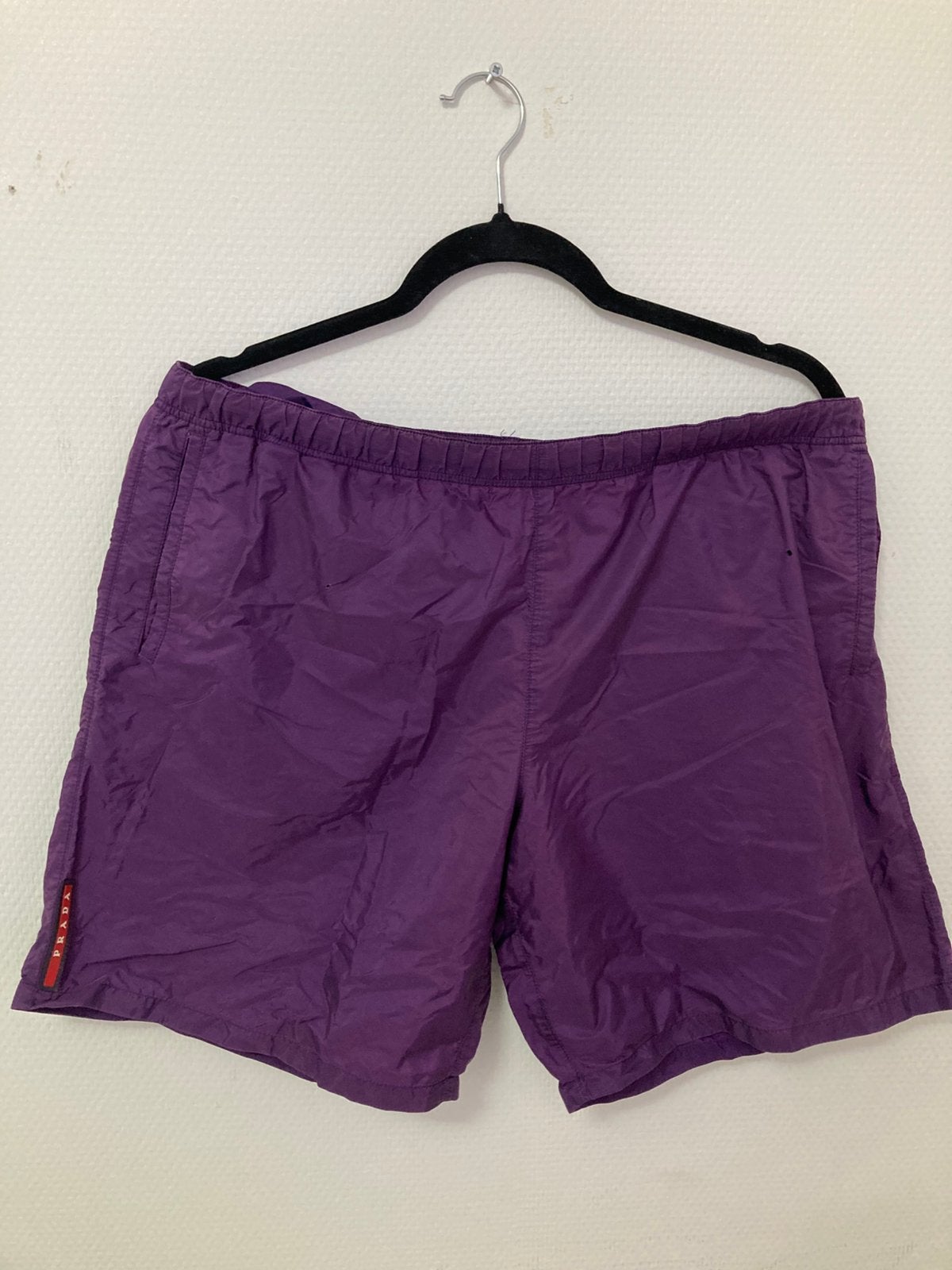 Prada swimshorts, Kleding | Heren, Ophalen of Verzenden, Maat 52/54 (L), Paars, Zwemshort