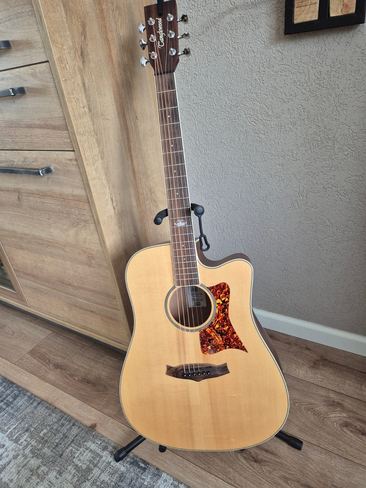Westerngitaar Tanglewood Sundance Premier 15CE incl capo, Muziek en Instrumenten, Ophalen, Zo goed als nieuw, Western- of Steelstringgitaar
