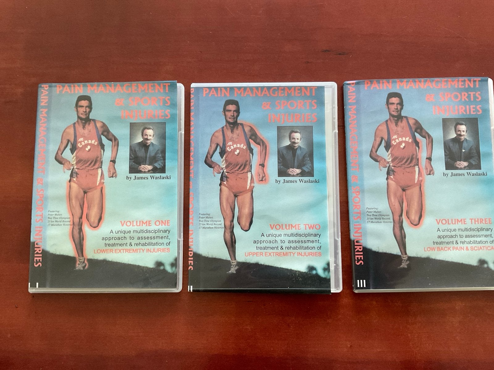 Set van 3 dvd's: Pain Management & Sports Injuries - James W, Cursus of Instructie, Alle leeftijden, Ophalen of Verzenden, Overige sporten