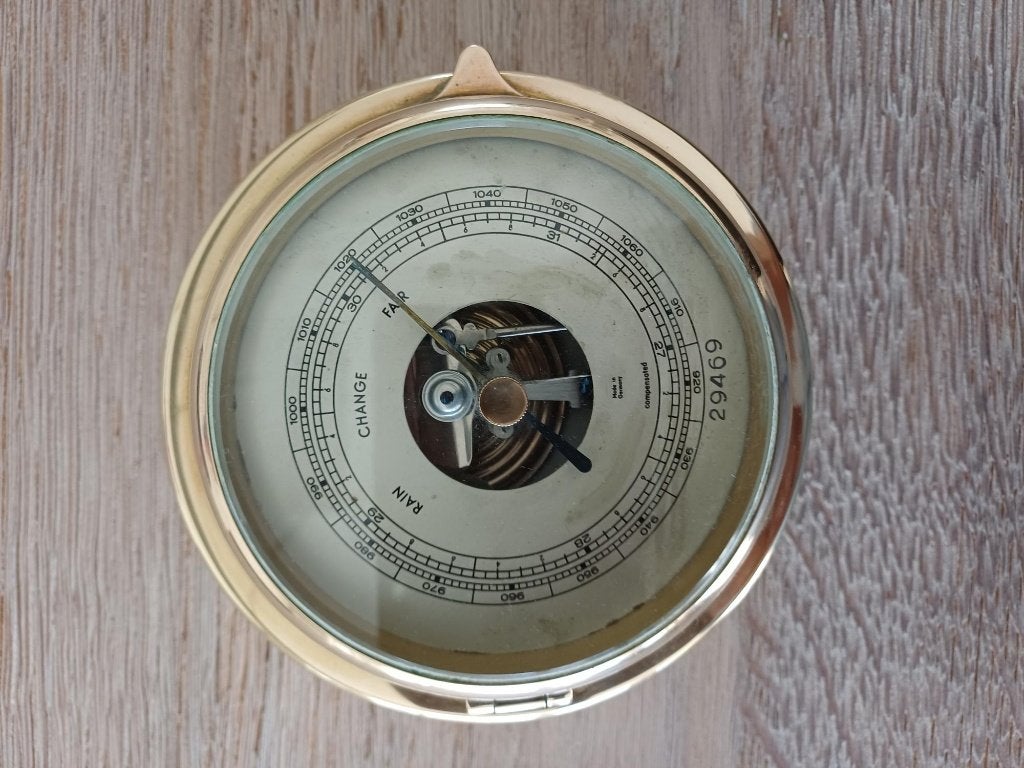 Scheepsbarometer Roll Gerdes & Co, Hamburg (Schatz), Ophalen of Verzenden