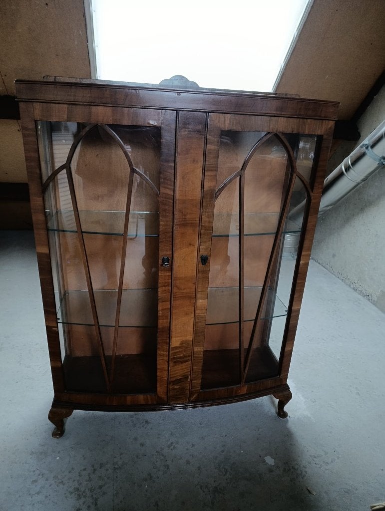 Engelse vitrinekast/displaykast "Tempo Product London”., Ophalen