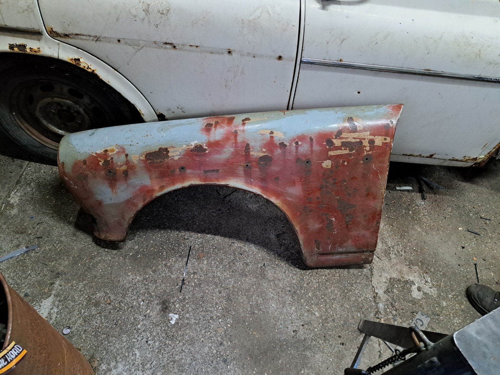 Volvo Amazon Spatbord Bestuurderskant - Gebruikt, Ophalen, Gebruikt, Voor, Spatbord
