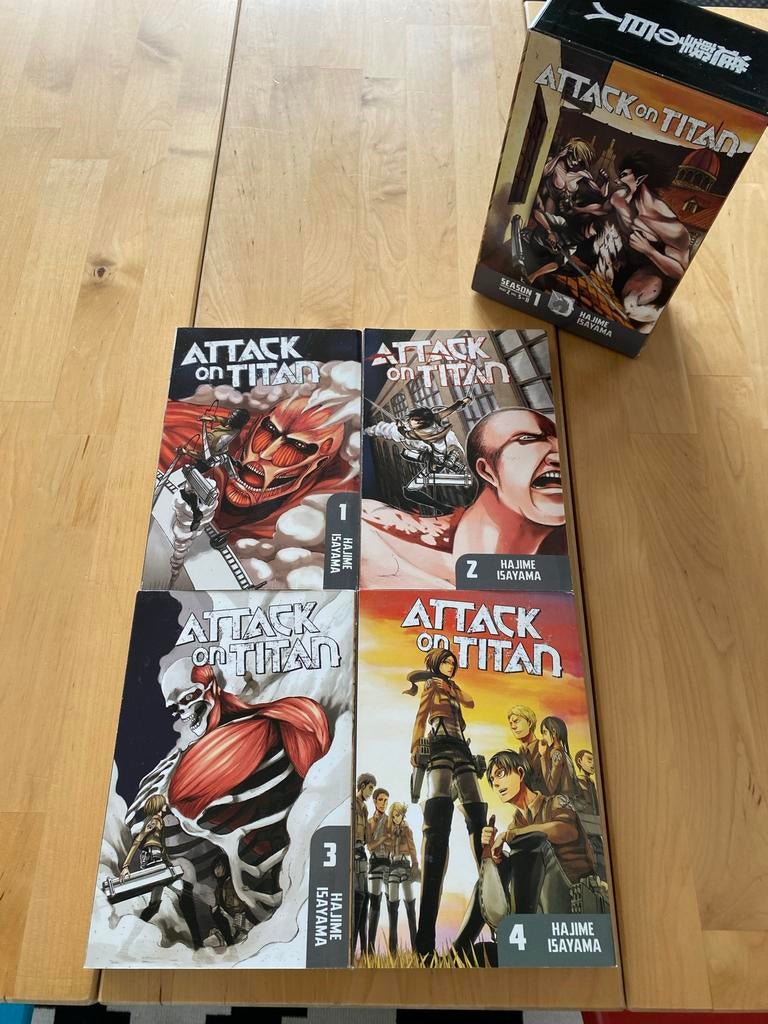 Attack on Titan Manga (Vol. 1-8), Boeken, Meerdere comics, Ophalen of Verzenden, Zo goed als nieuw, Japan (Manga)