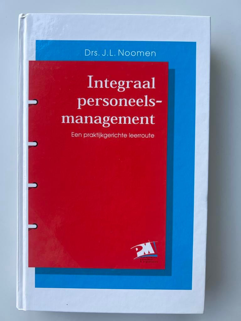 Management boek: Integraal personeelsmanagement - J.L. Noome, Ophalen of Verzenden, Zo goed als nieuw, Management