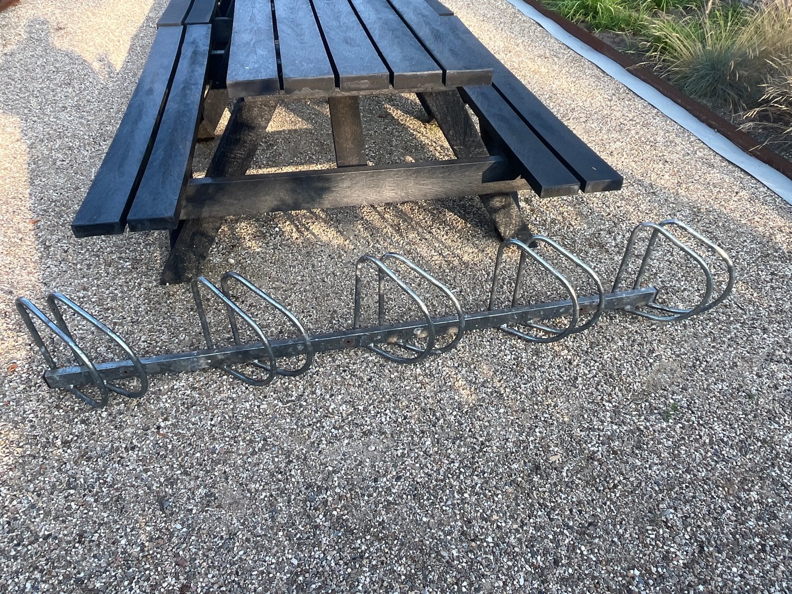 Fietsenrek, Ophalen