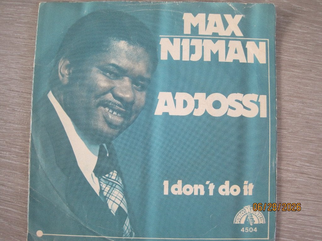 Max Nijman  -  Adjossi, Fotohoes, 7 inch, Ophalen of Verzenden, Zo goed als nieuw