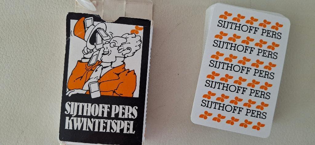 Sijthoff Pers Kwintetspel, Ophalen of Verzenden, Gebruikt, Kwartet(ten)