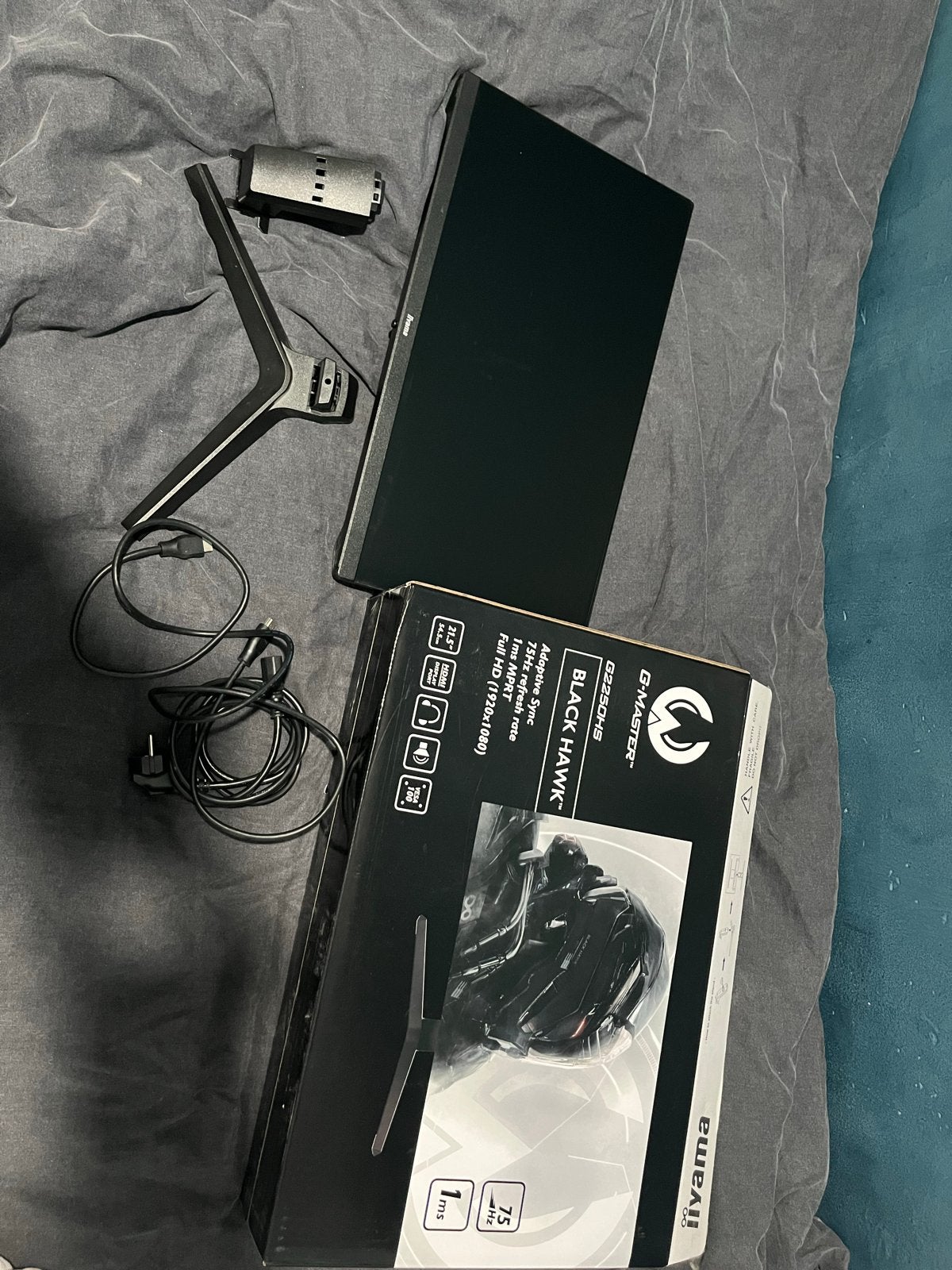 Iiyama G-Master G2250HS Black Hawk Gaming Monitor, Computers en Software, Monitoren, Gebruikt, Ingebouwde speakers, Full HD, Minder dan 1 ms