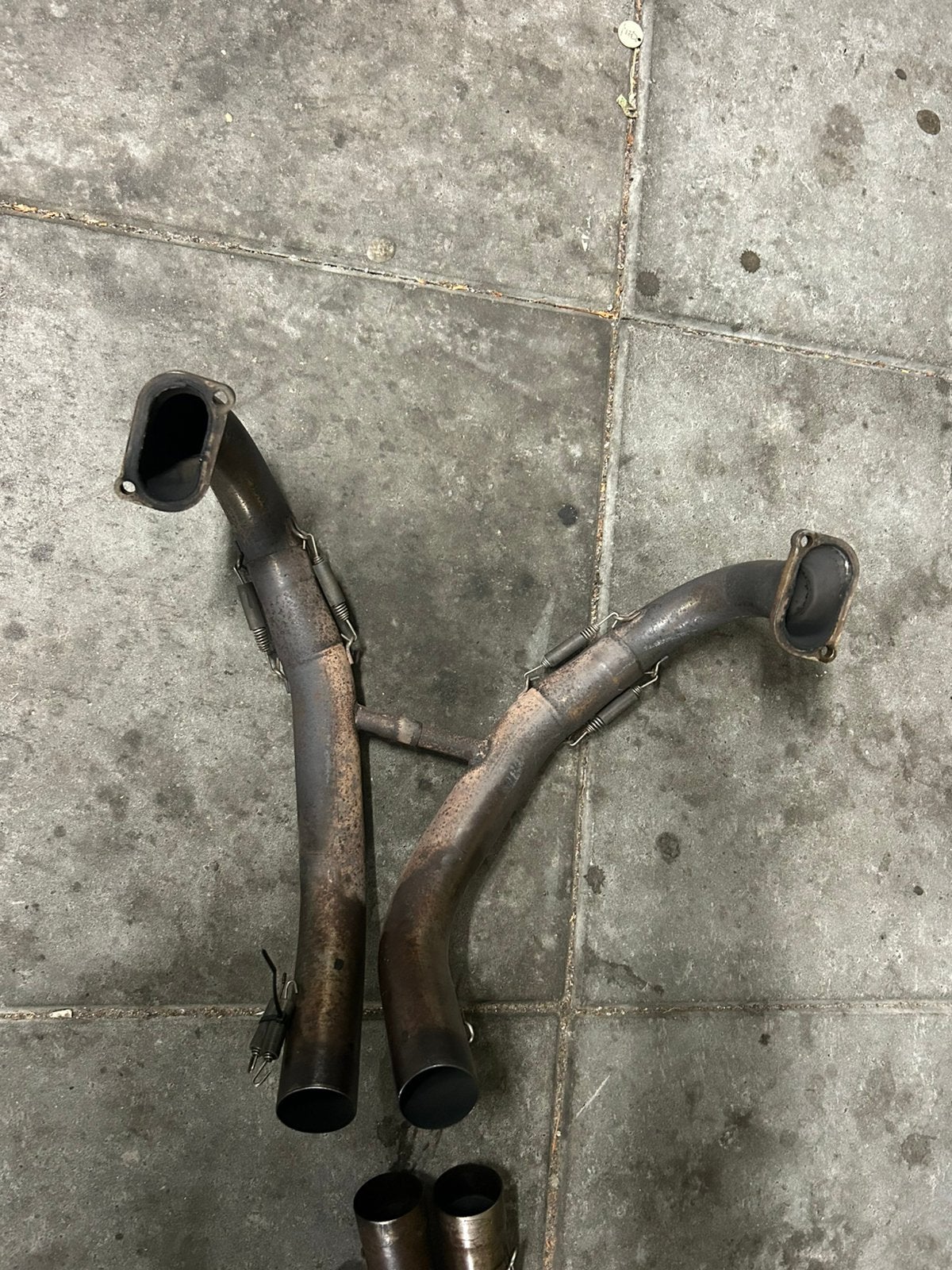 Stoer uitlaatsysteem BMW R1150R Rockster compleet, Ophalen