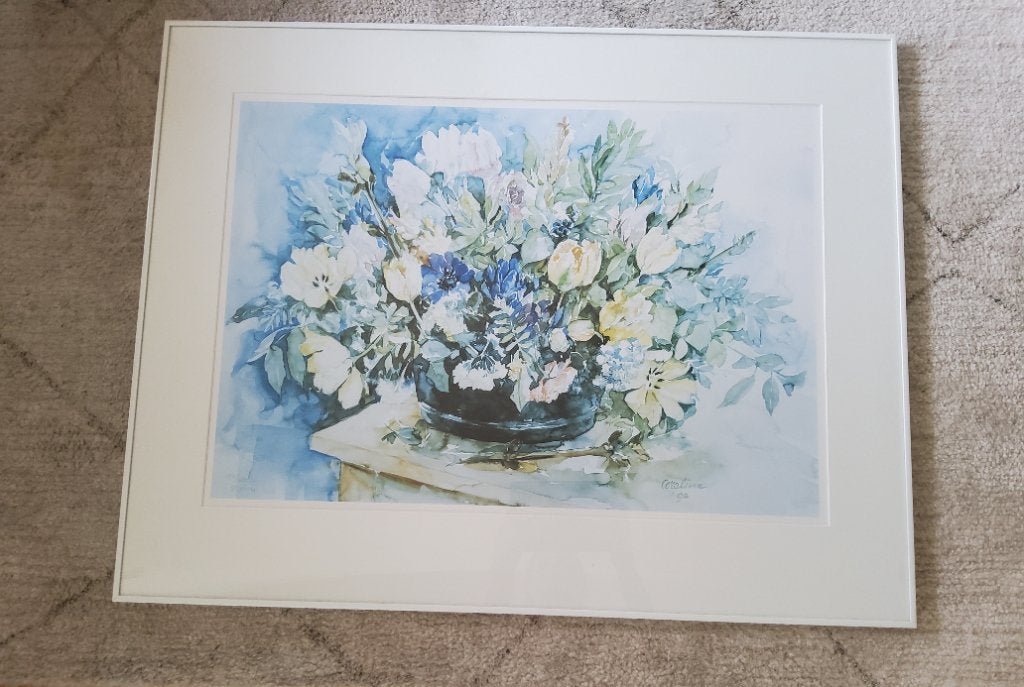 Coraline aquarel  1990, Antiek en Kunst, Ophalen