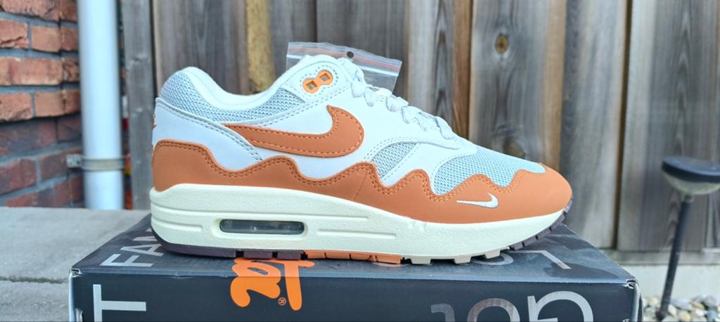 Nike Air Max 1 Patta Waves ' Monarch ' - Sneakers - AM1, Overige kleuren, Nike, Nieuw, Ophalen of Verzenden