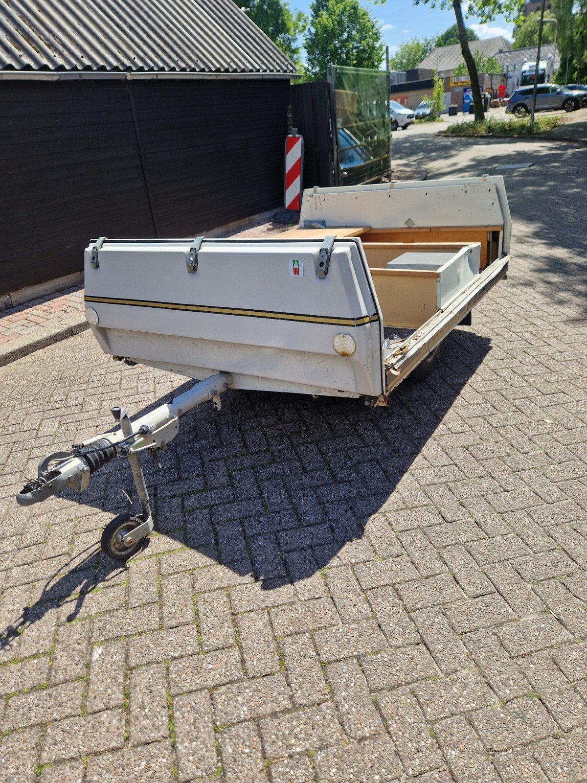 Aanhanger onderstel vouwwagen voor bijvoorbeeld motoraanhang, Auto diversen, Aanhangers en Bagagewagens, Ophalen of Verzenden