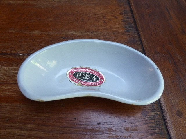 Vintage emaille bakje – nierbekken (2)., Ophalen of Verzenden
