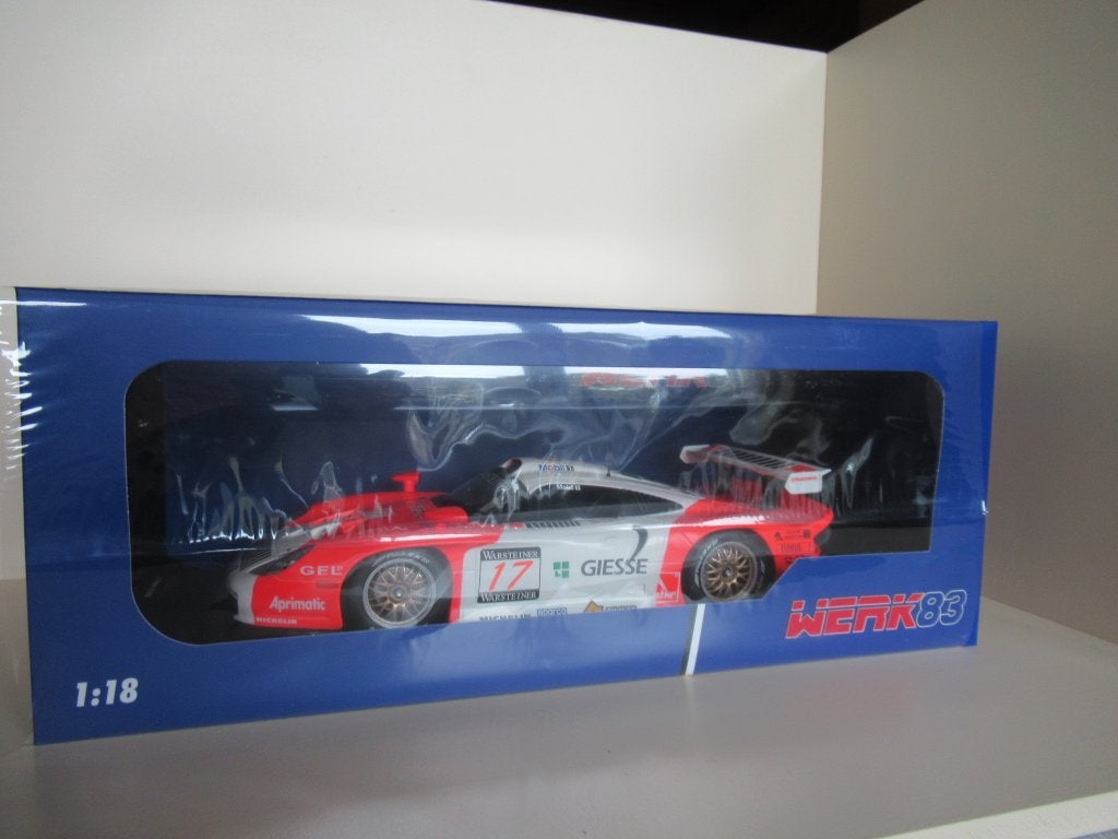 Werk 83 - Porsche 911 GT3 (1997) - 1:18 - Mint in box, Ophalen of Verzenden, Nieuw, Auto, Overige merken