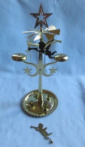 Vintage Angel Chimes, draaiende engeltjes uit Zweden, Ophalen of Verzenden, Zo goed als nieuw