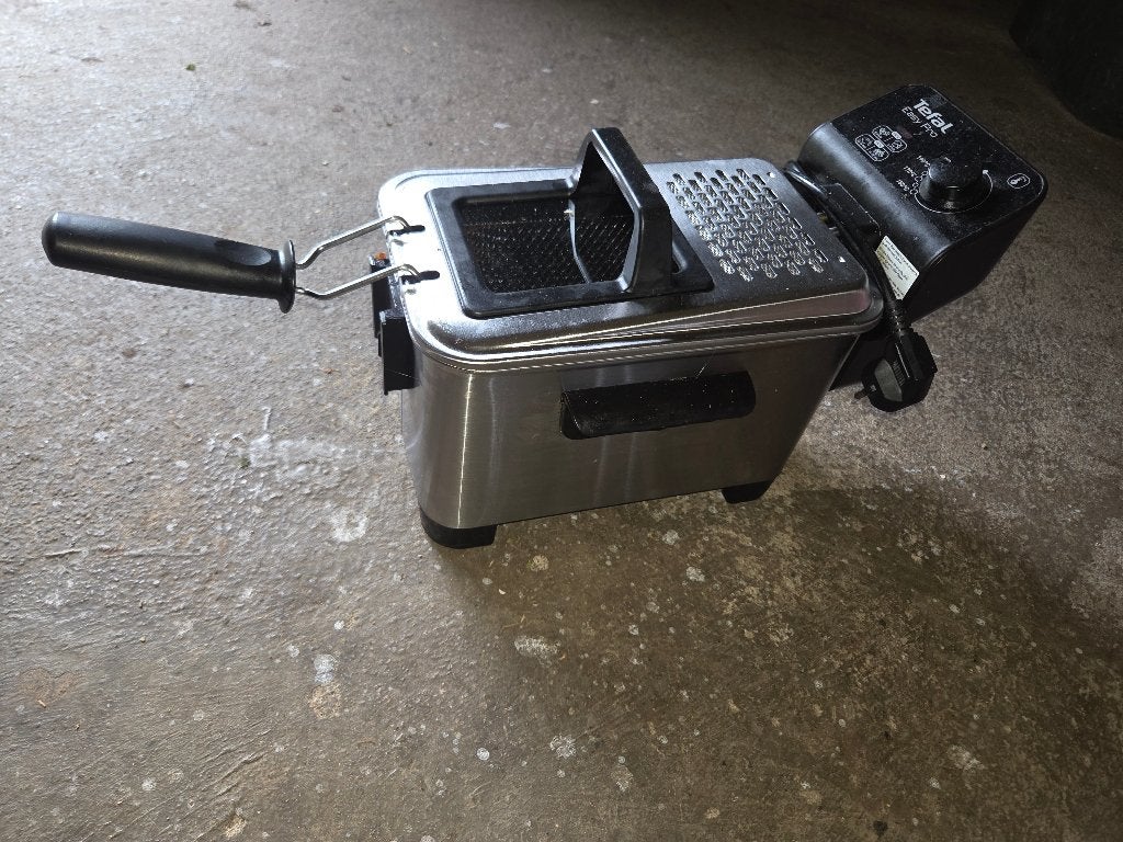 Frituurpan, 2 tot 3 liter, Ophalen of Verzenden, Gebruikt