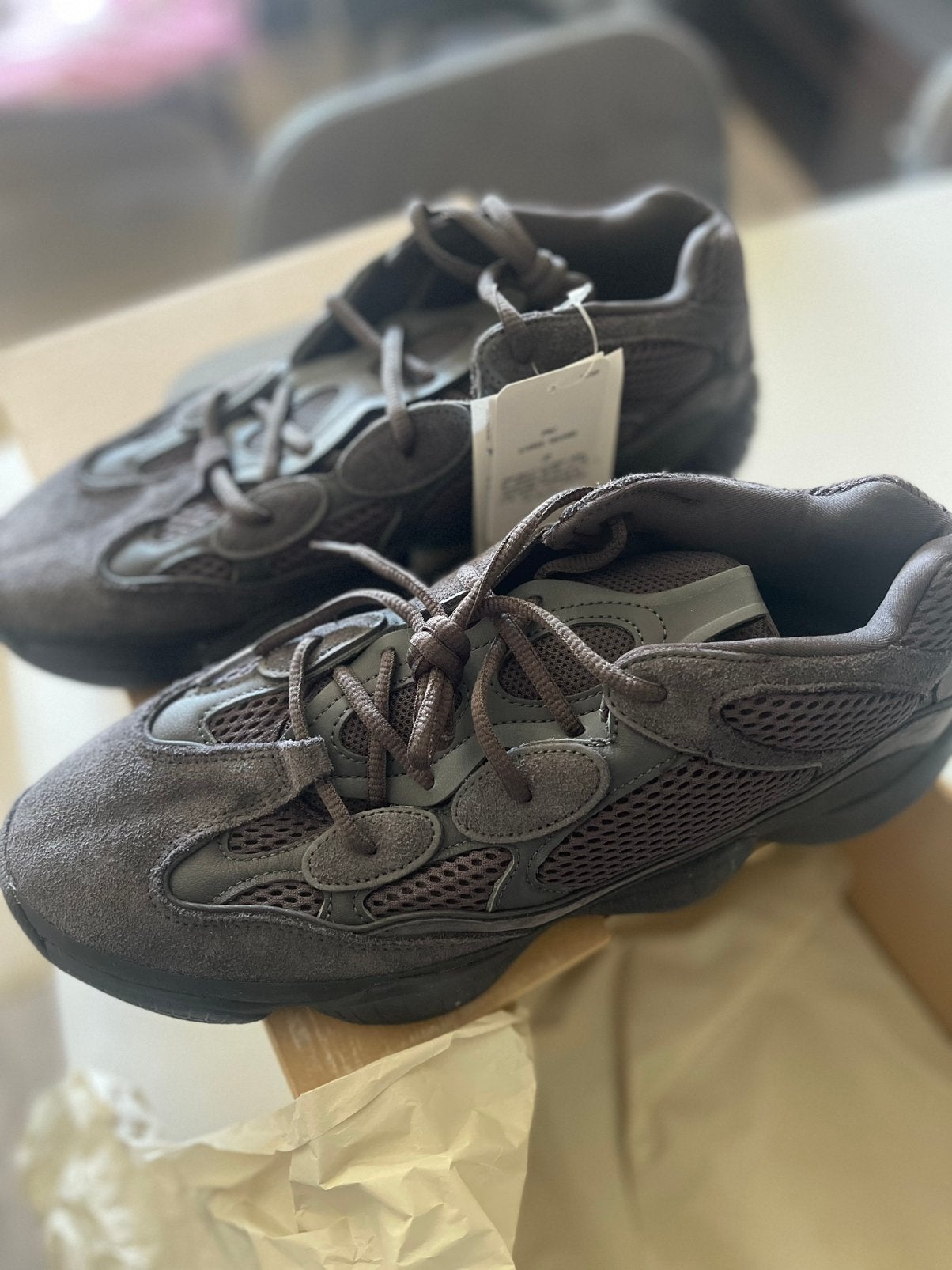 Yeezy 500 Utility Black ( Nieuw in doos ), Ophalen, Zwart, Nieuw, Sneakers of Gympen