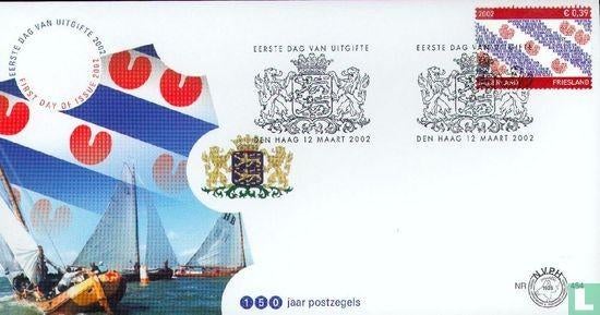FDC E454 Provinciezegel Friesland 2002 NL onbeschreven, Ophalen of Verzenden