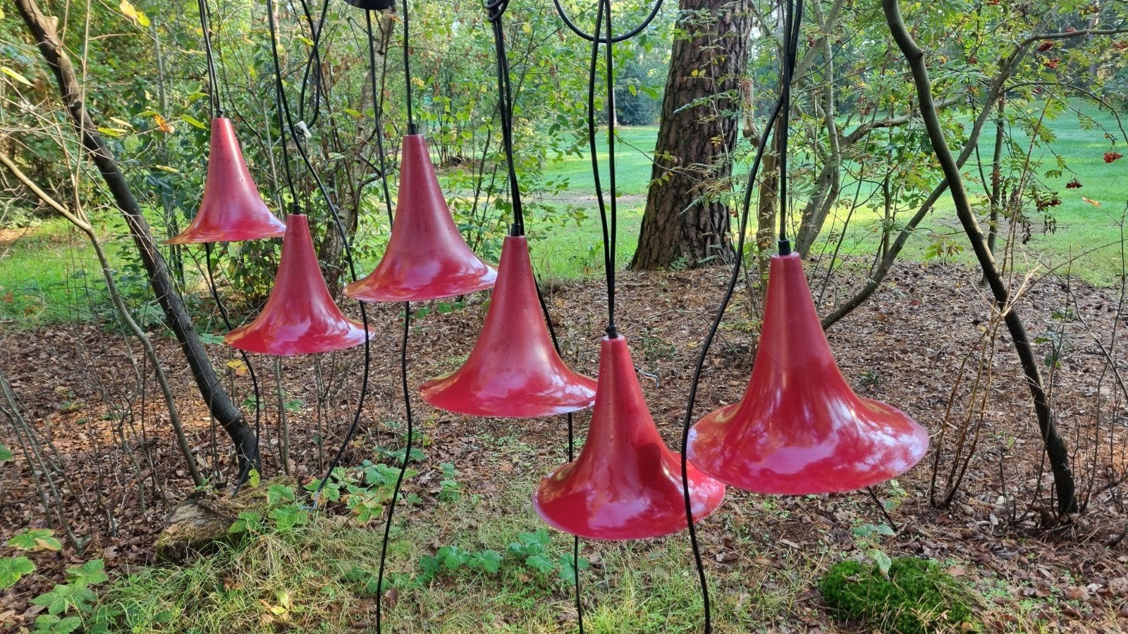 6 Vintage Dijkstra Hanglampen - Jaren '60/'70 Design, Ophalen