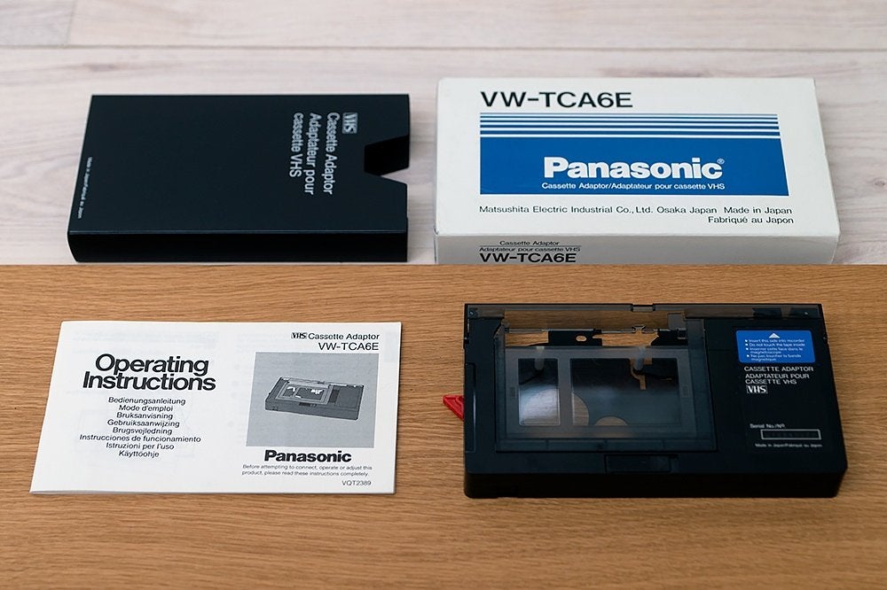 Panasonic VW-TCA6E Cassette Adaptor, Ophalen of Verzenden, Zo goed als nieuw