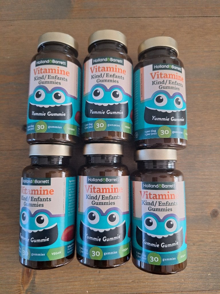 Nieuw 6 x Yummie Gummie multivitamine voor kinderen, aardbei, Ophalen of Verzenden, Nieuw, Overige typen