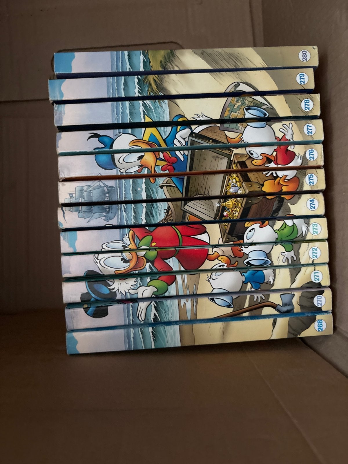 Donald Duck Pocket reeks (268 t/m 280) pocket 269 mist, Complete serie of reeks, Ophalen of Verzenden, Zo goed als nieuw