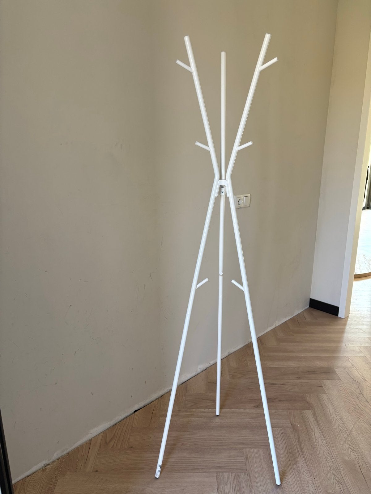 IKEA Kapstok Wit - 169 cm - Goede Staat, Ophalen, Gebruikt, Metaal, Staande kapstok