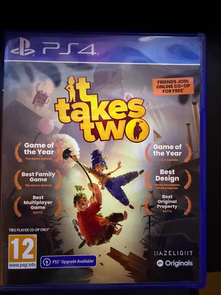 It Takes Two PS4/PS5, Spelcomputers en Games, Avontuur en Actie, 2 spelers, Ophalen of Verzenden, Zo goed als nieuw