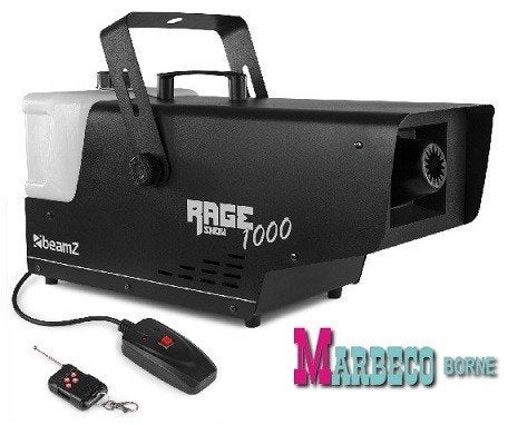 Sneeuwmachine, Snow machine, 1000watt, Afstandsbed, Rage1000, Info@marbeco.com, Overige typen, Nieuw, BeamZ