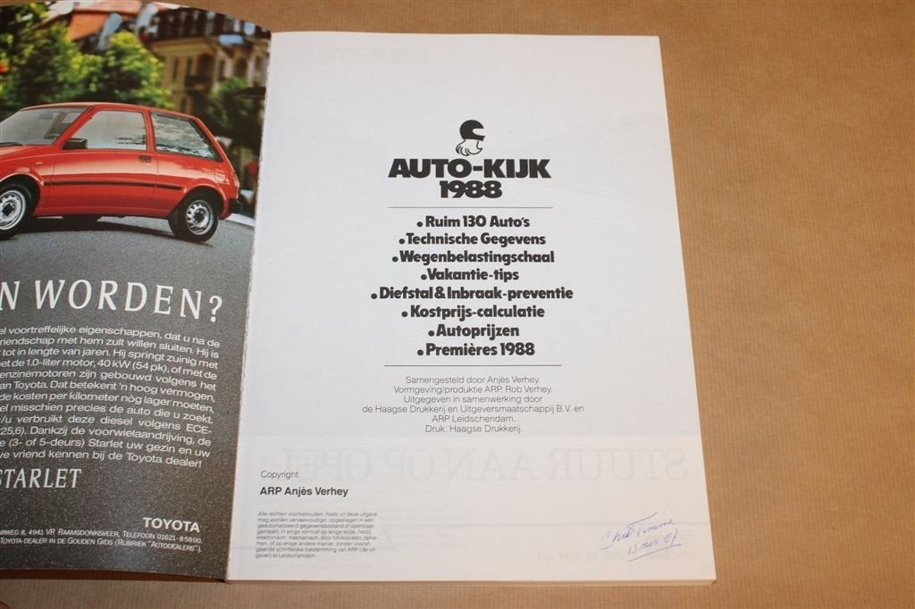 Auto-Kijk 1988 — 130 Autos, Techniek & Prijzen, Ophalen of Verzenden, Gelezen, Algemeen
