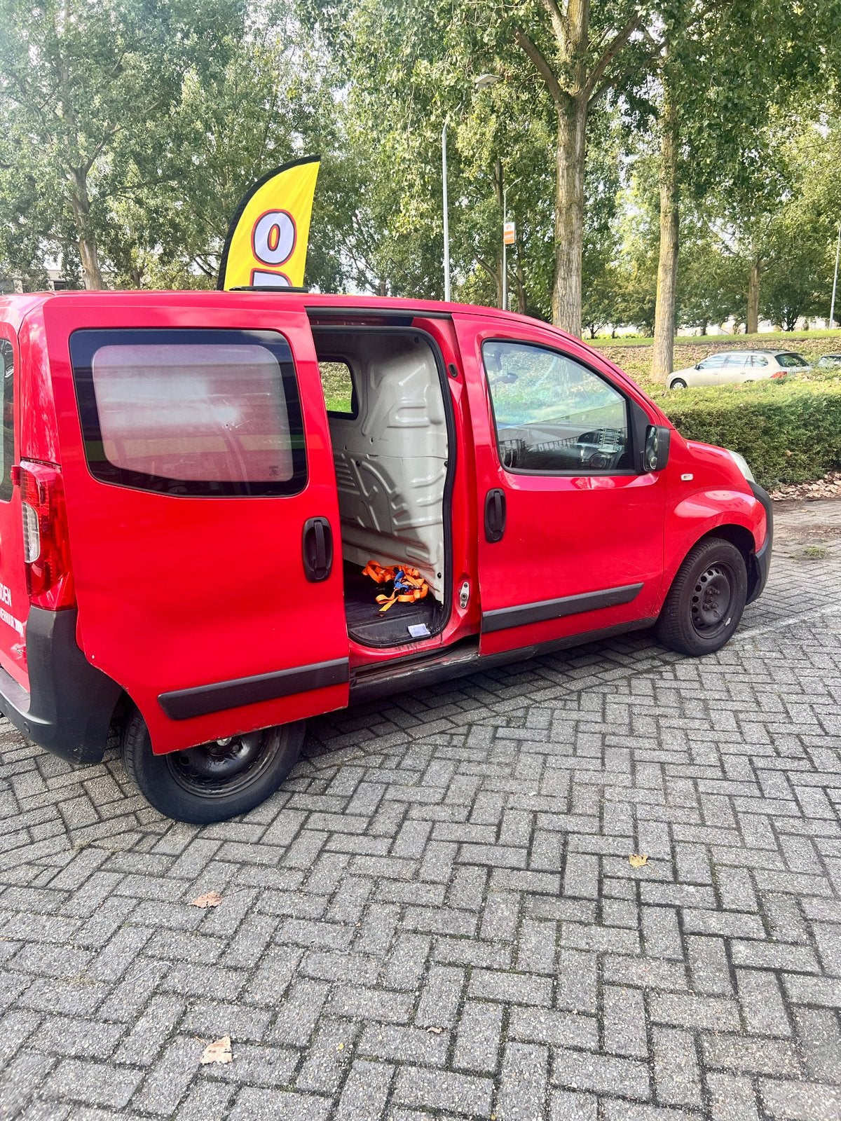 Fiat Fiorino 1.3 55KW 2011 euro5!!, 74 pk, Zwart, 4 cilinders, 400 kg