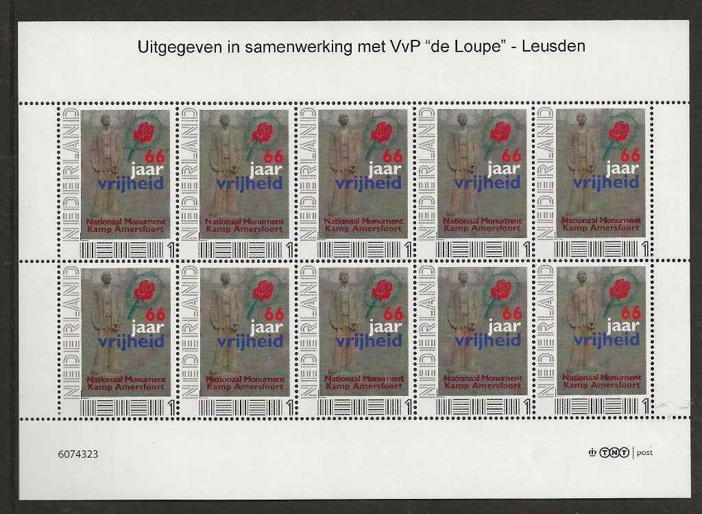 Vel persoonlijke zegels, De Loupe Leusden, postfris, Postzegels en Munten, Ophalen of Verzenden, Postfris