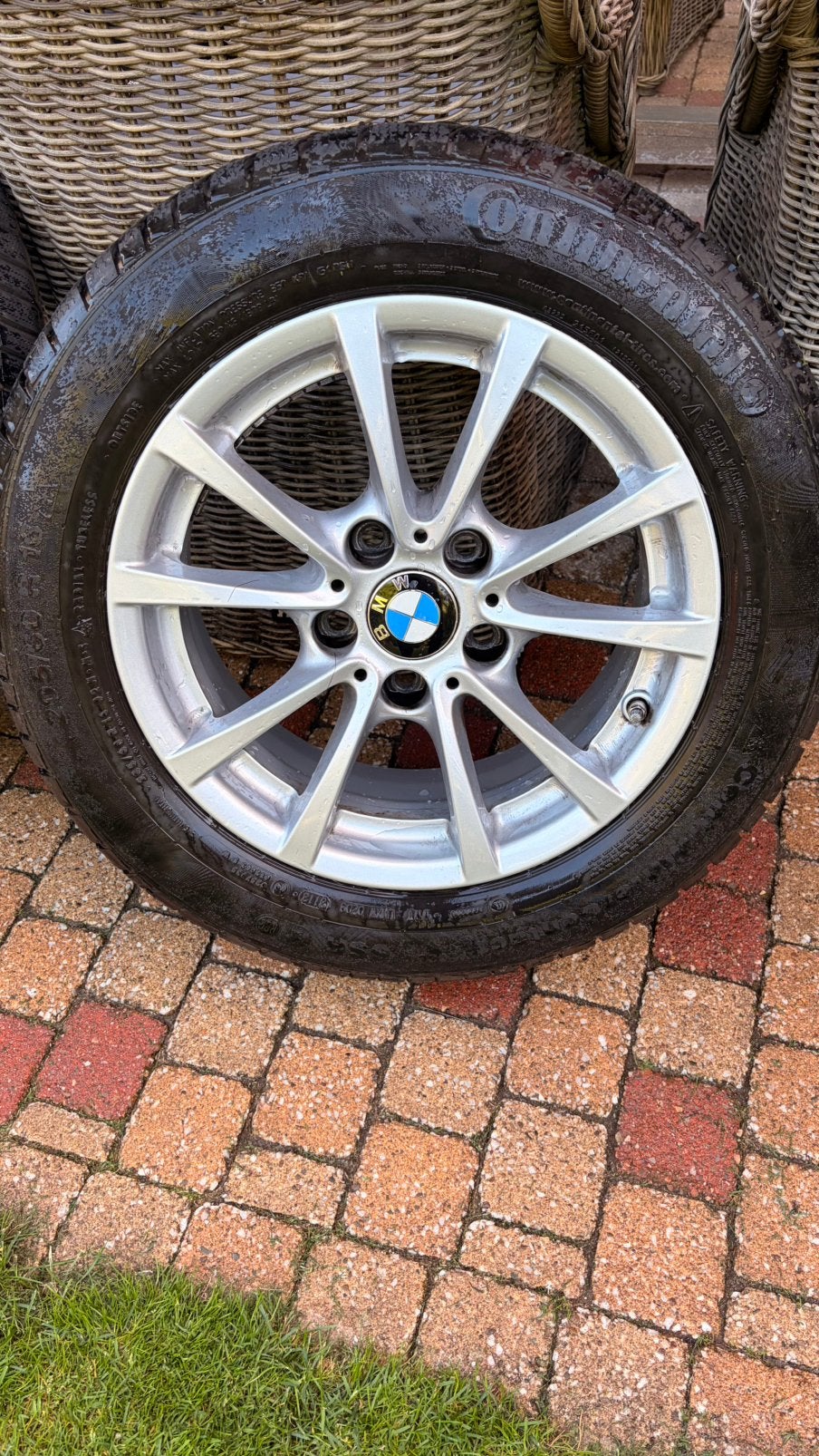 Bmw Winterbanden 205/60 R16, Auto-onderdelen, Banden en Velgen, Ophalen, Gebruikt, 16 inch, Banden en Velgen