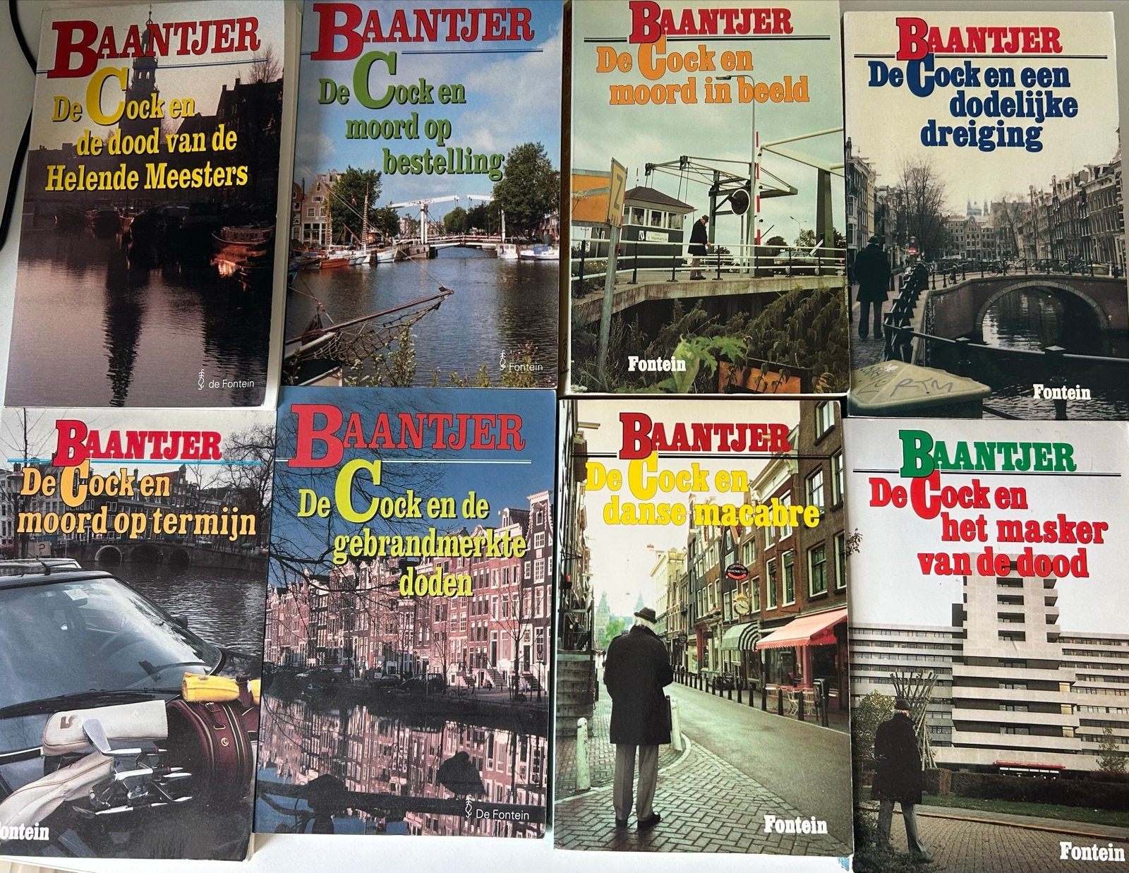Baantjer De Cock Boeken - 8-delige Collectie, Ophalen, Gelezen, Tv-bewerking