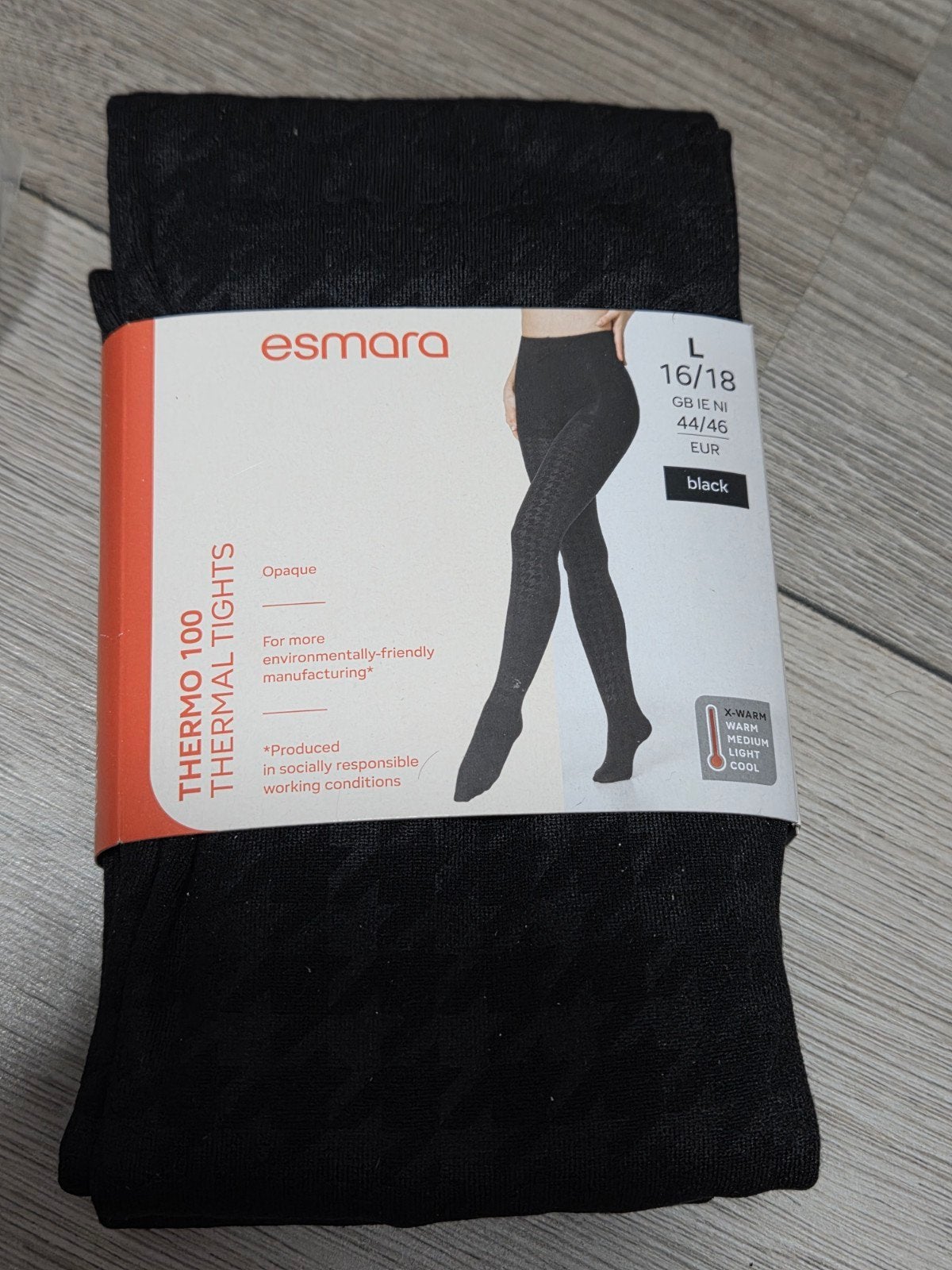 Esmara Thermo 100 Thermische Panty Zwart Maat L (44/46), Zwart, Nieuw, Maat 44/46 (L), Panty