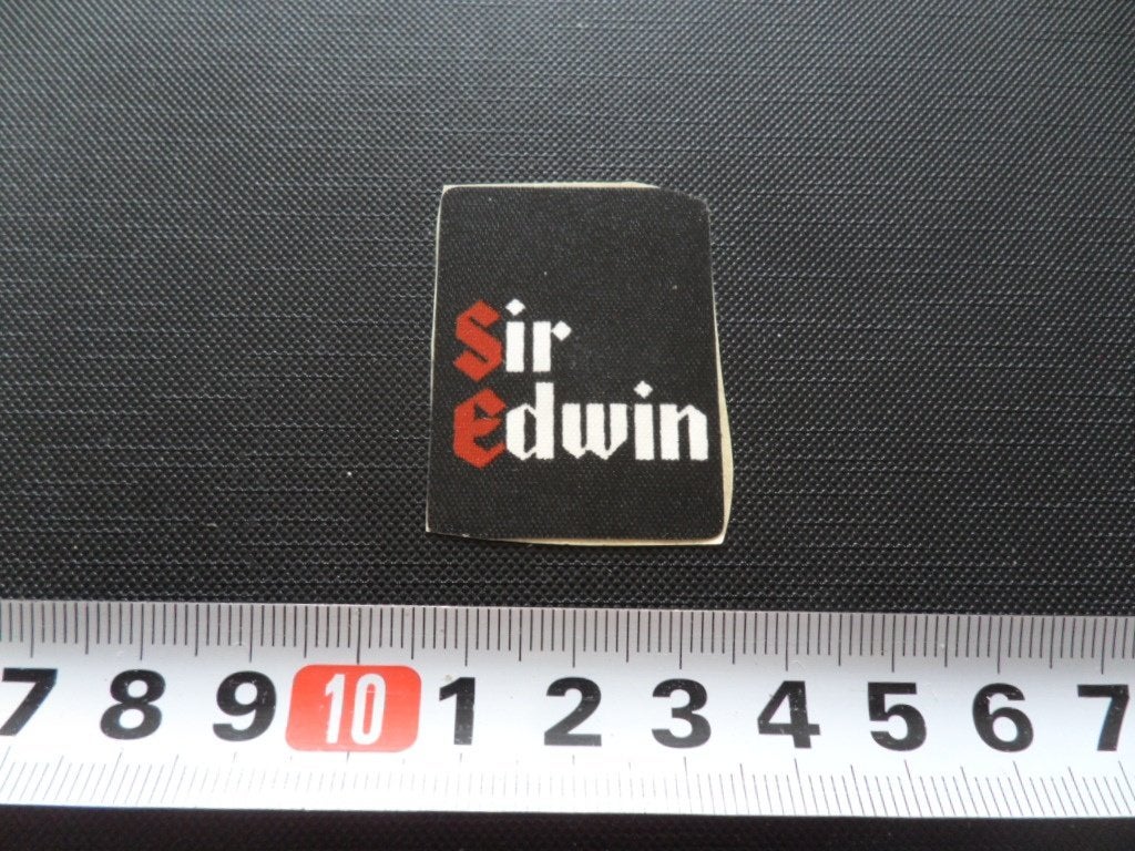 sticker textiel sir edwin, Ophalen, Zo goed als nieuw