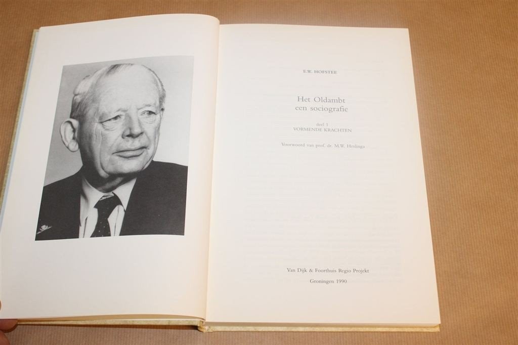 Het Oldambt Sociografie — Hofstee Vormende Krachten Deel 1, Boeken, Ophalen of Verzenden, Gelezen