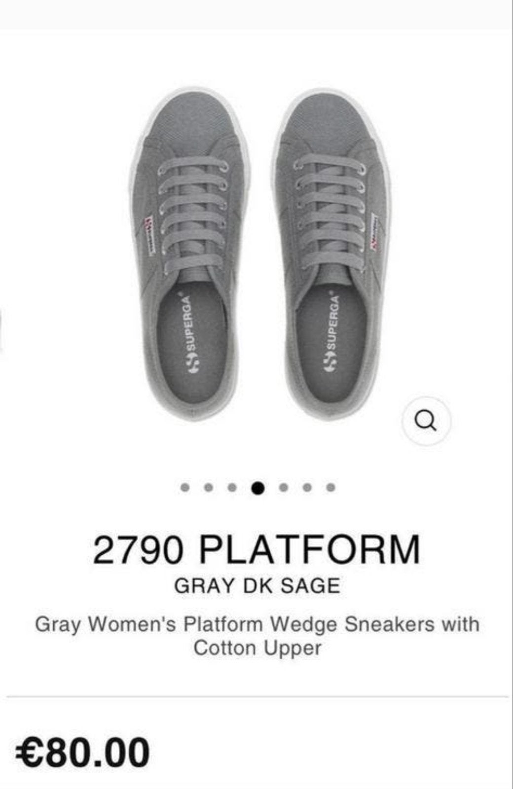 Nieuwe Superga platform sneakers - Groen - Maat 38, Nieuw, Ophalen of Verzenden, Sneakers of Gympen, Groen