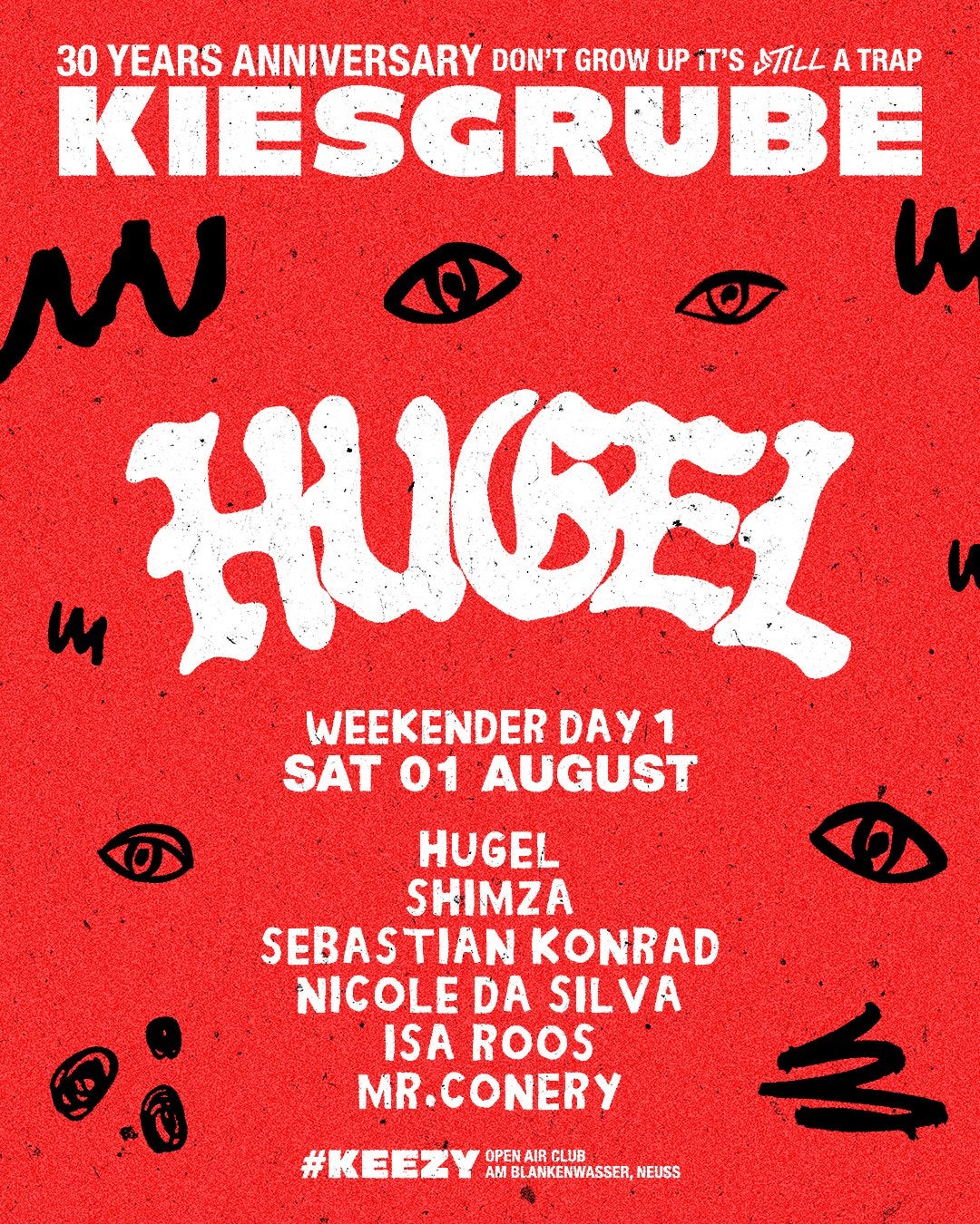 Twee kaartjes Hugel kiesgrube 01-08, Tickets en Kaartjes, Evenementen en Festivals, Twee personen