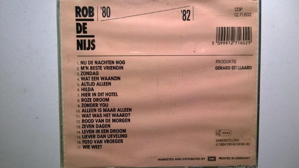 Rob de Nijs - '80 - '82, Ophalen of Verzenden, Zo goed als nieuw, Pop