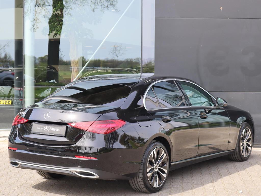 Mercedes-Benz C-klasse 300 e Luxury Line, 12 maanden, 4 cilinders, Zwart, Plug-in hybride