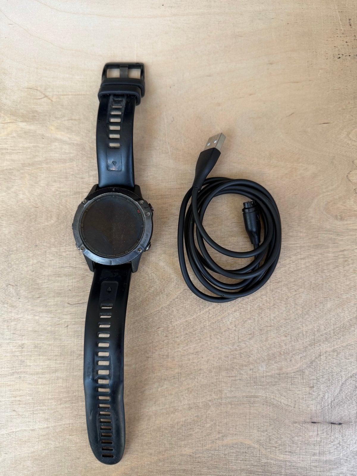 Garmin Fenix 6 Sapphire 47mm Sporthorloge, Zwart, Ophalen of Verzenden, Waterdicht, Android